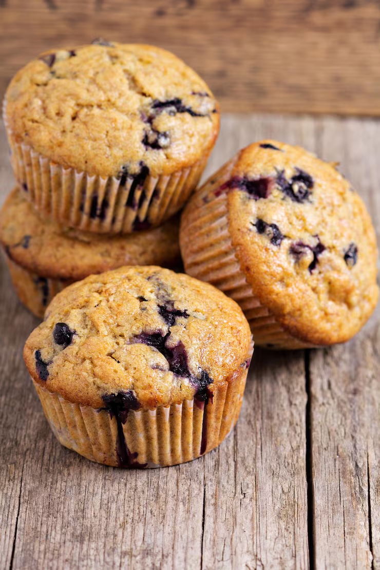 Muffin con Mirtilli
